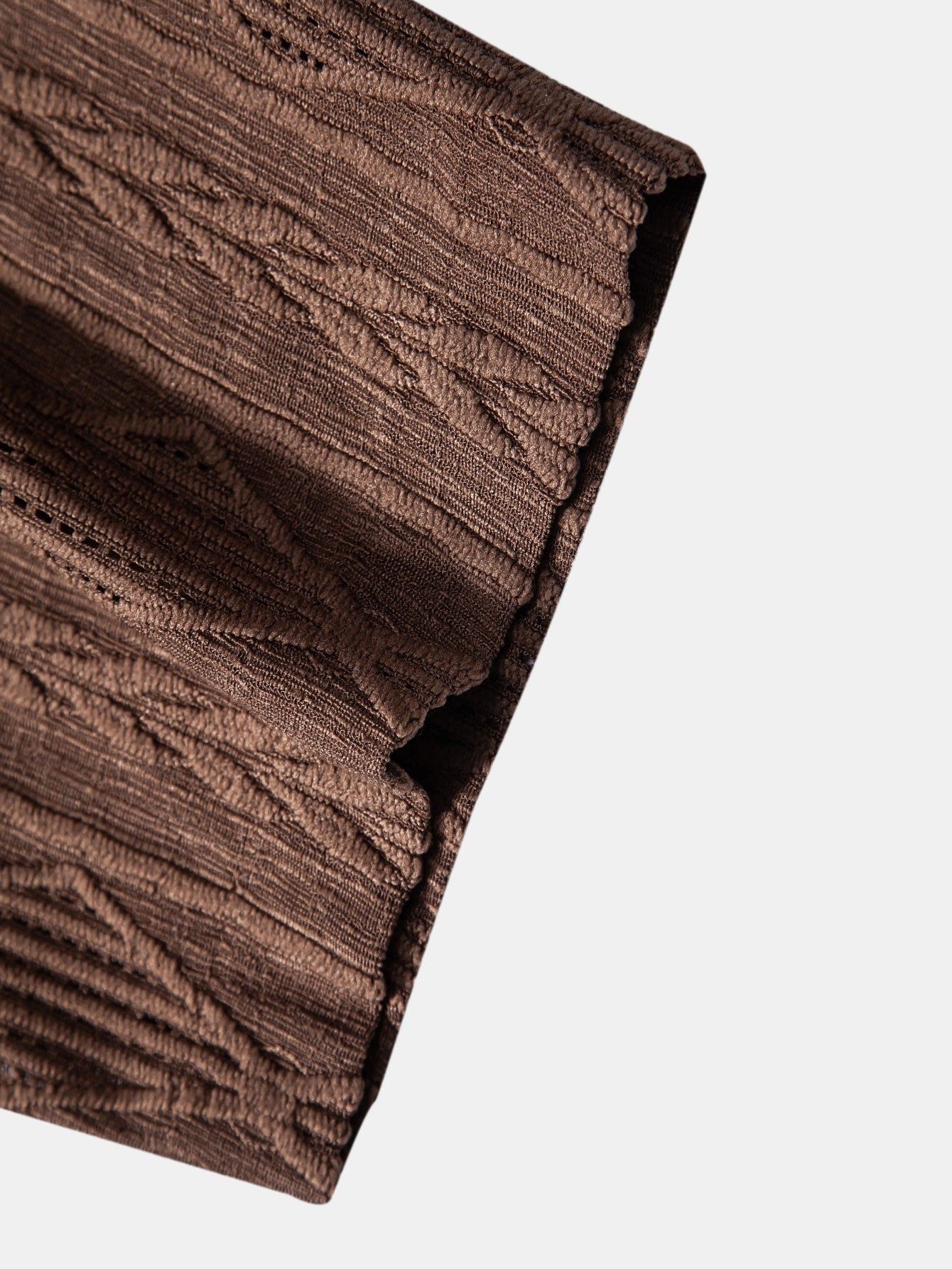 Geometric Pattern Jacquard Cuban Shirt