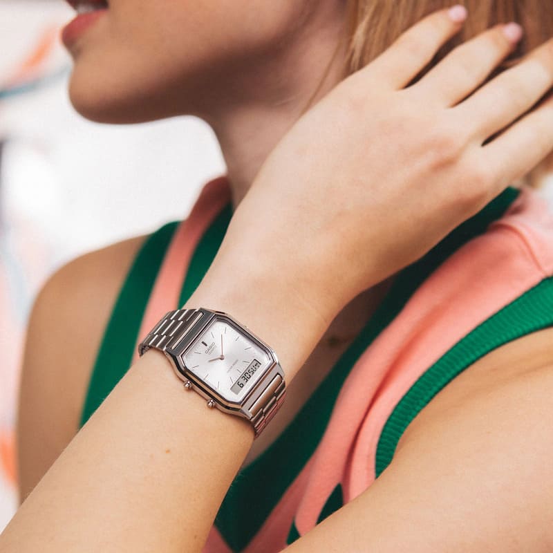 C A S I O Vintage 38mm Watch - Water Resistant | Transferred steel