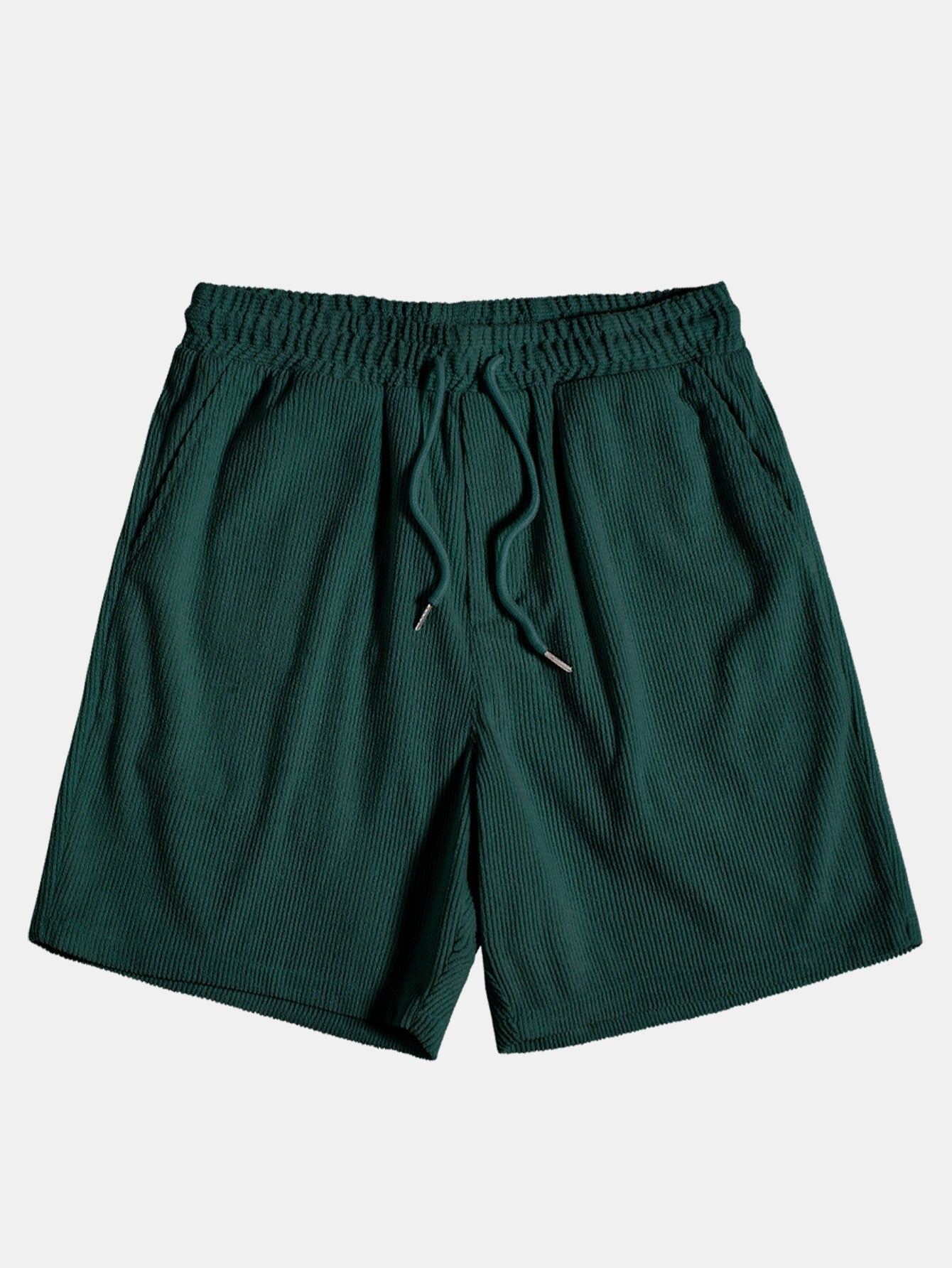 Drawstring Corduroy Shorts