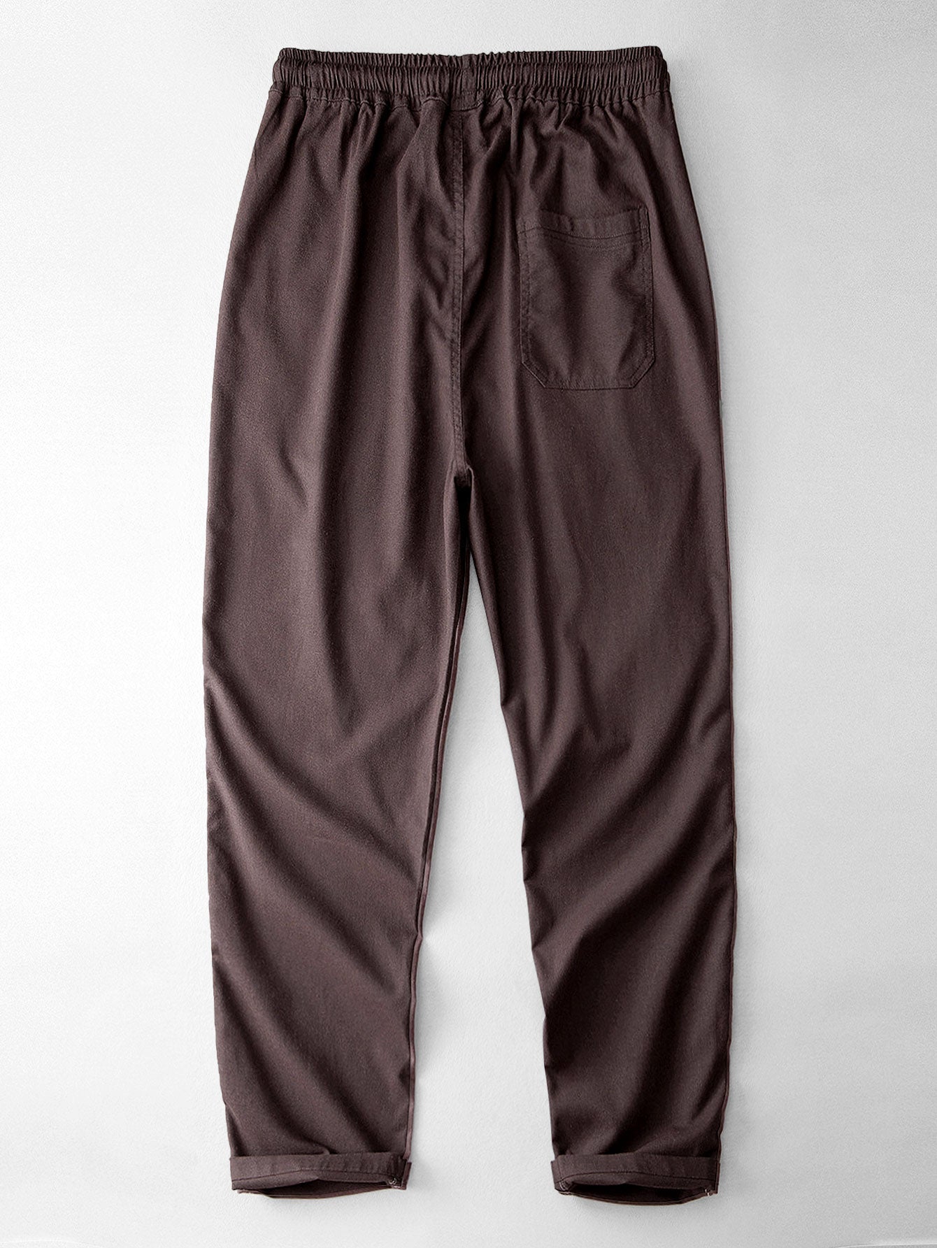 Classic Straight-Leg Linen Trousers