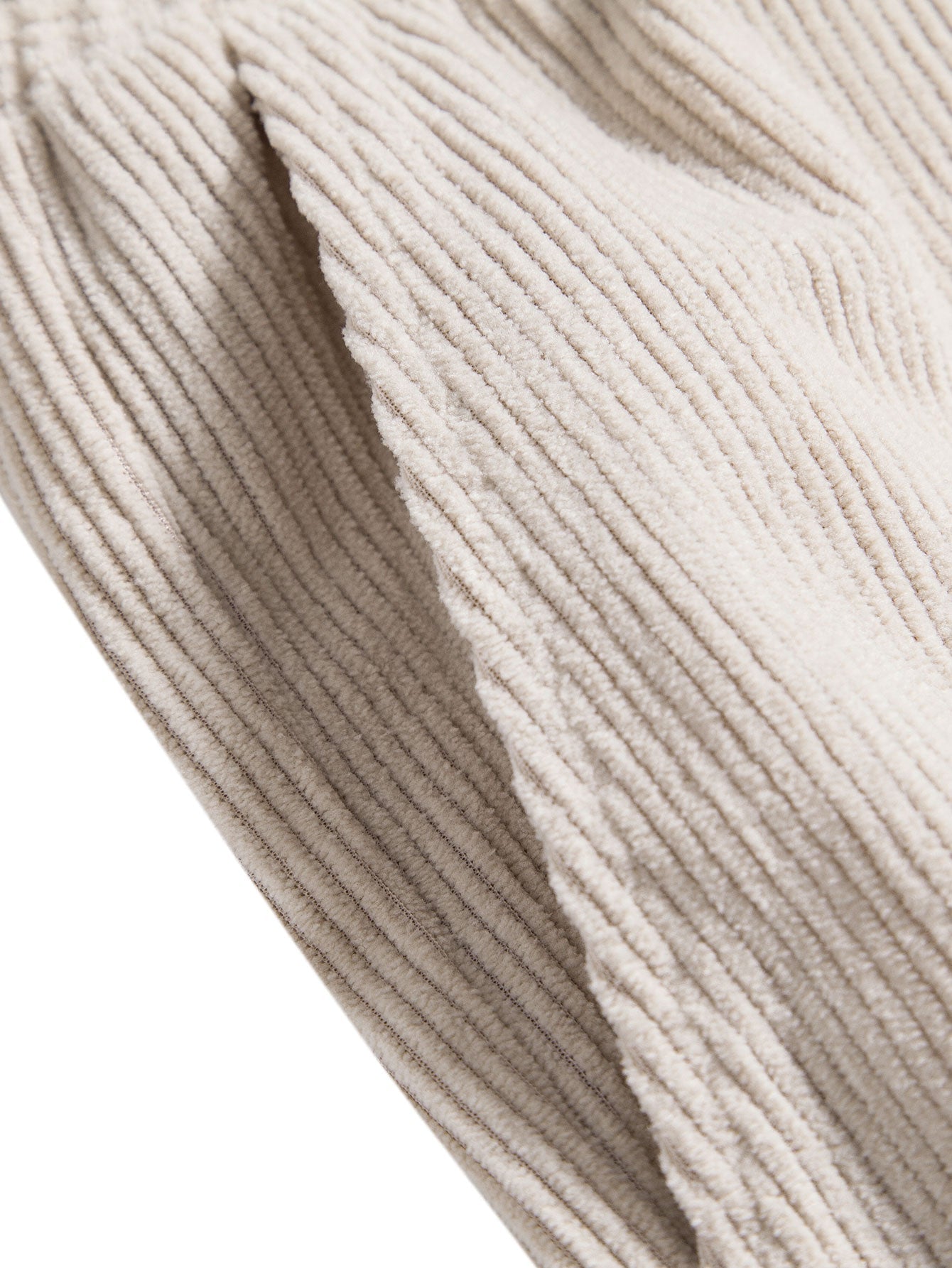 Drawstring Corduroy Shorts