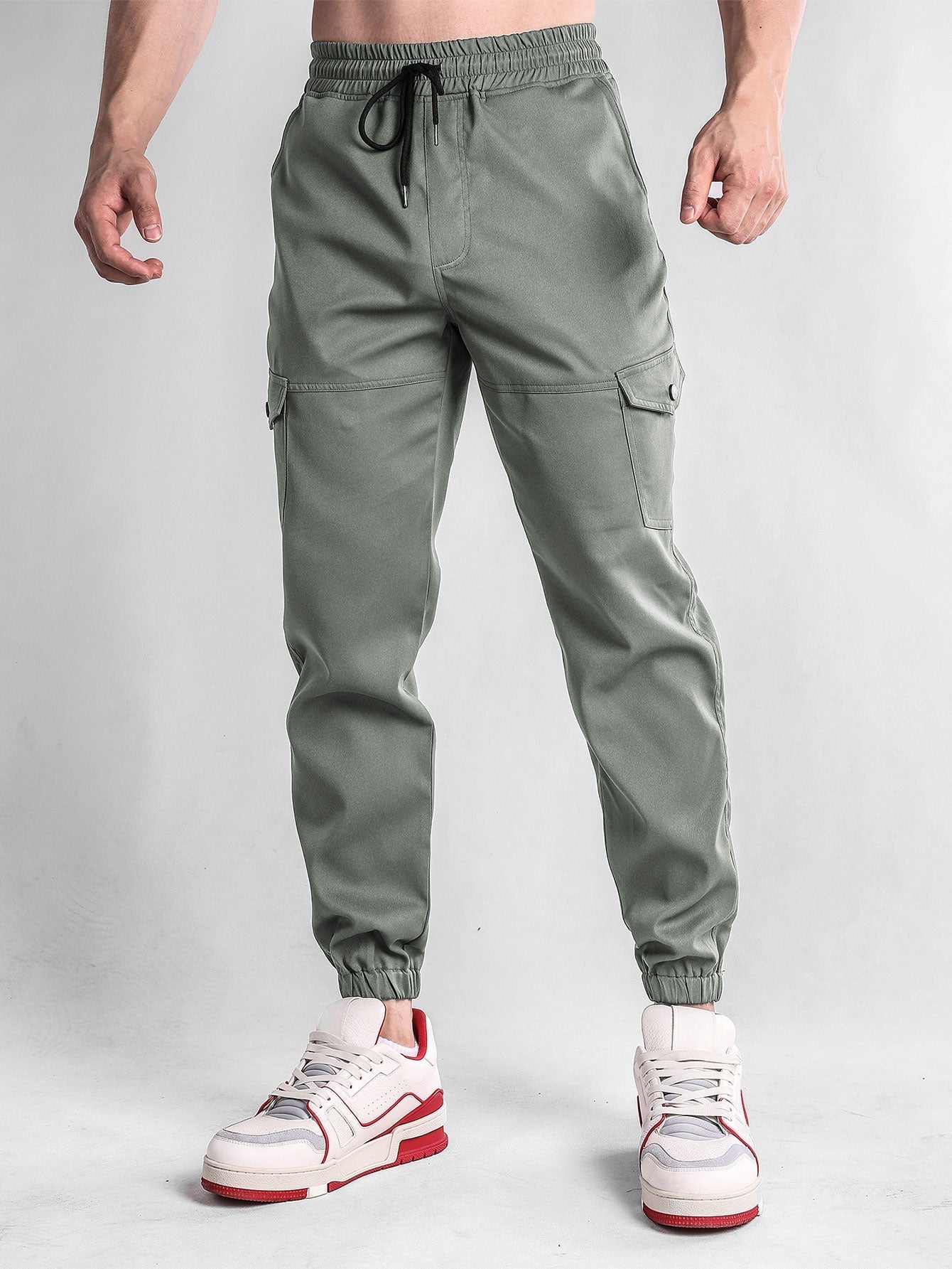 Chino Style Cargo Joggers