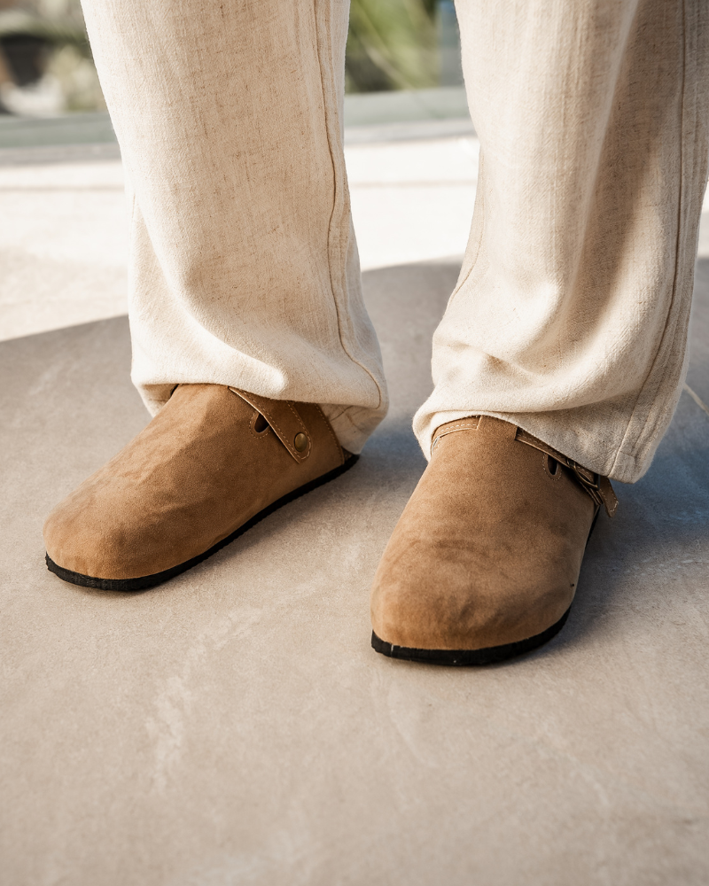 Suede Slip-On Clogs