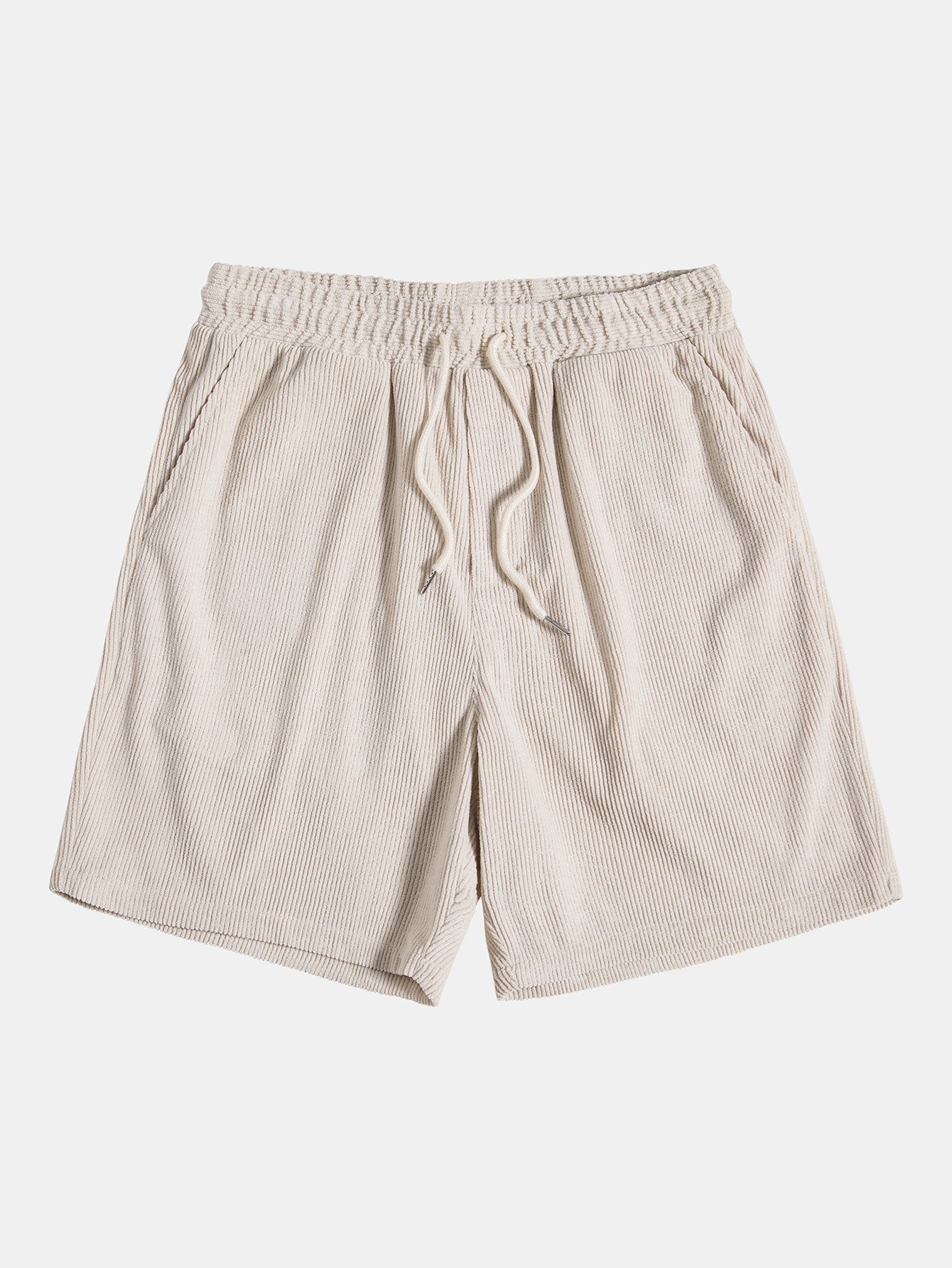Drawstring Corduroy Shorts