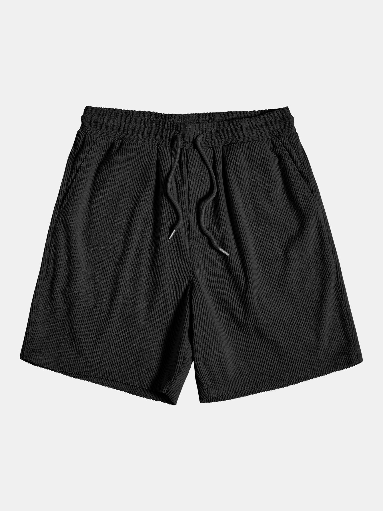 Drawstring Corduroy Shorts
