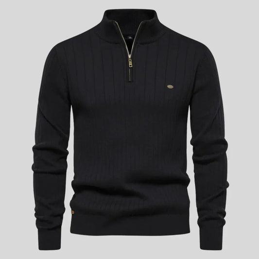 Thomas™ | Strickpullover mit Reißverschluss