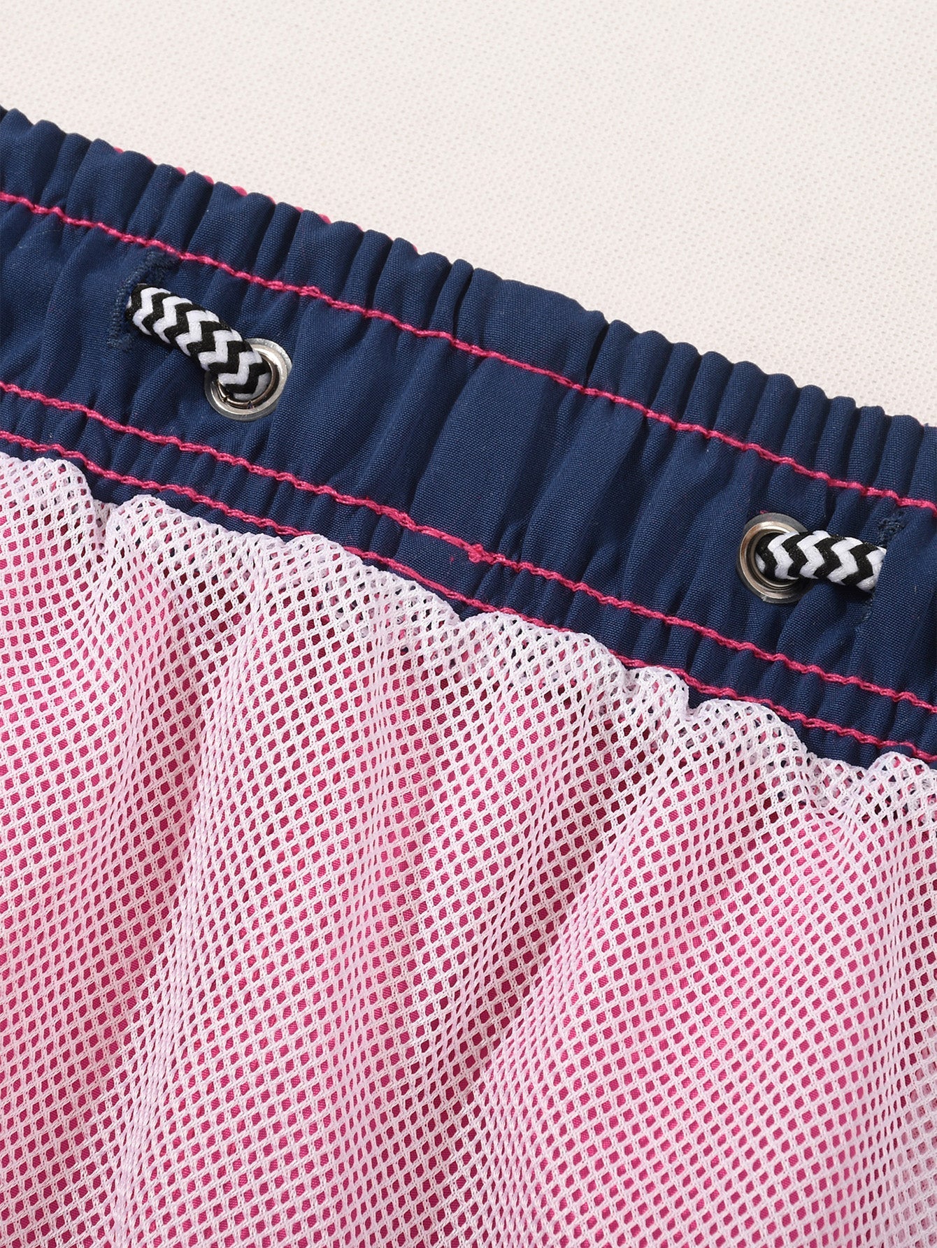 Classic Fit Cotton T-Shirt and Swim Shorts Set with Los Angeles Palm Tree Print