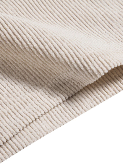 Drawstring Corduroy Shorts