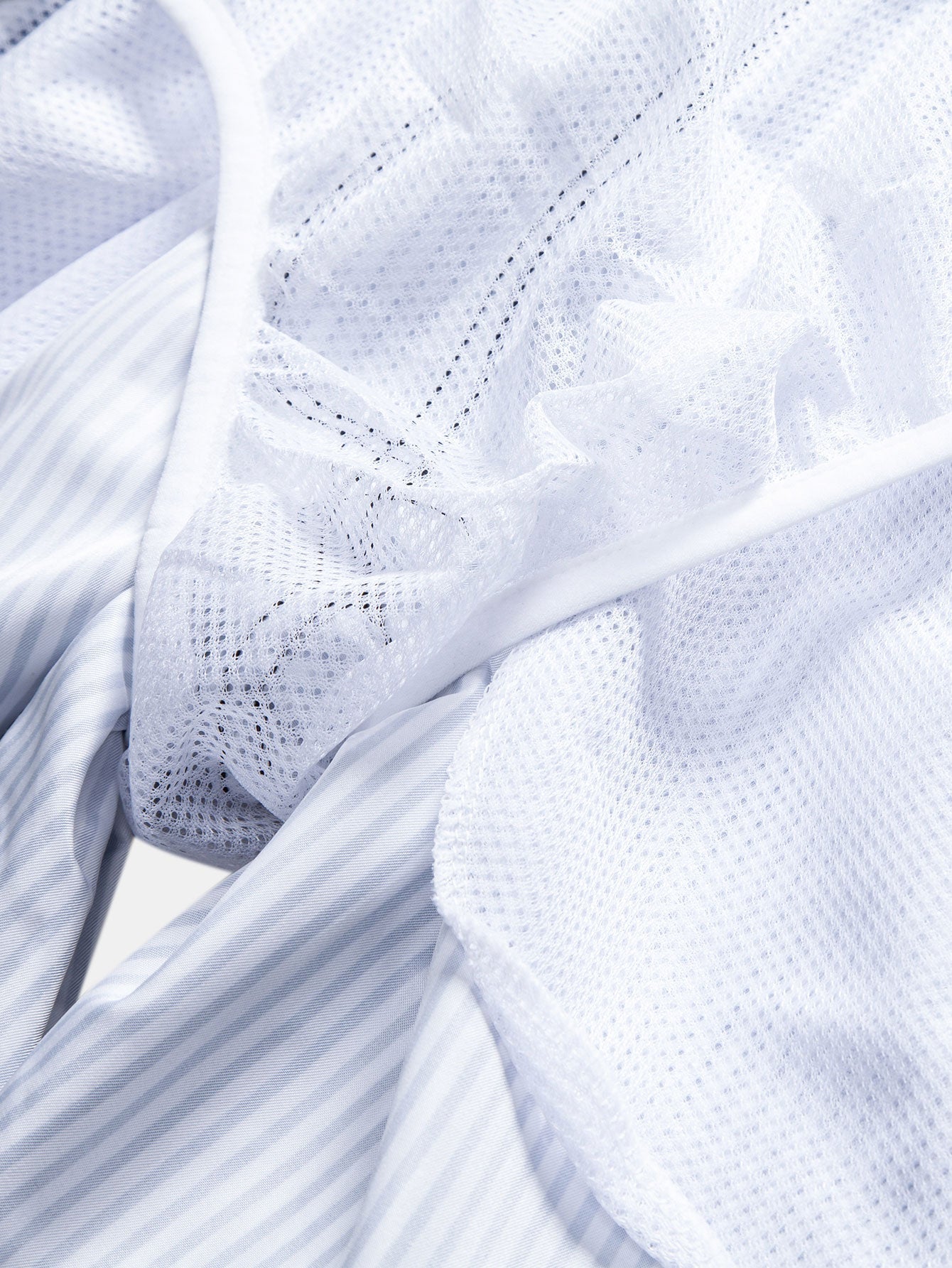 Button-Up Shirt with Palm Tree Print & Striped Swim Shorts