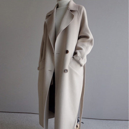 Luxora | Luxuriöser Woll-Trenchcoat 