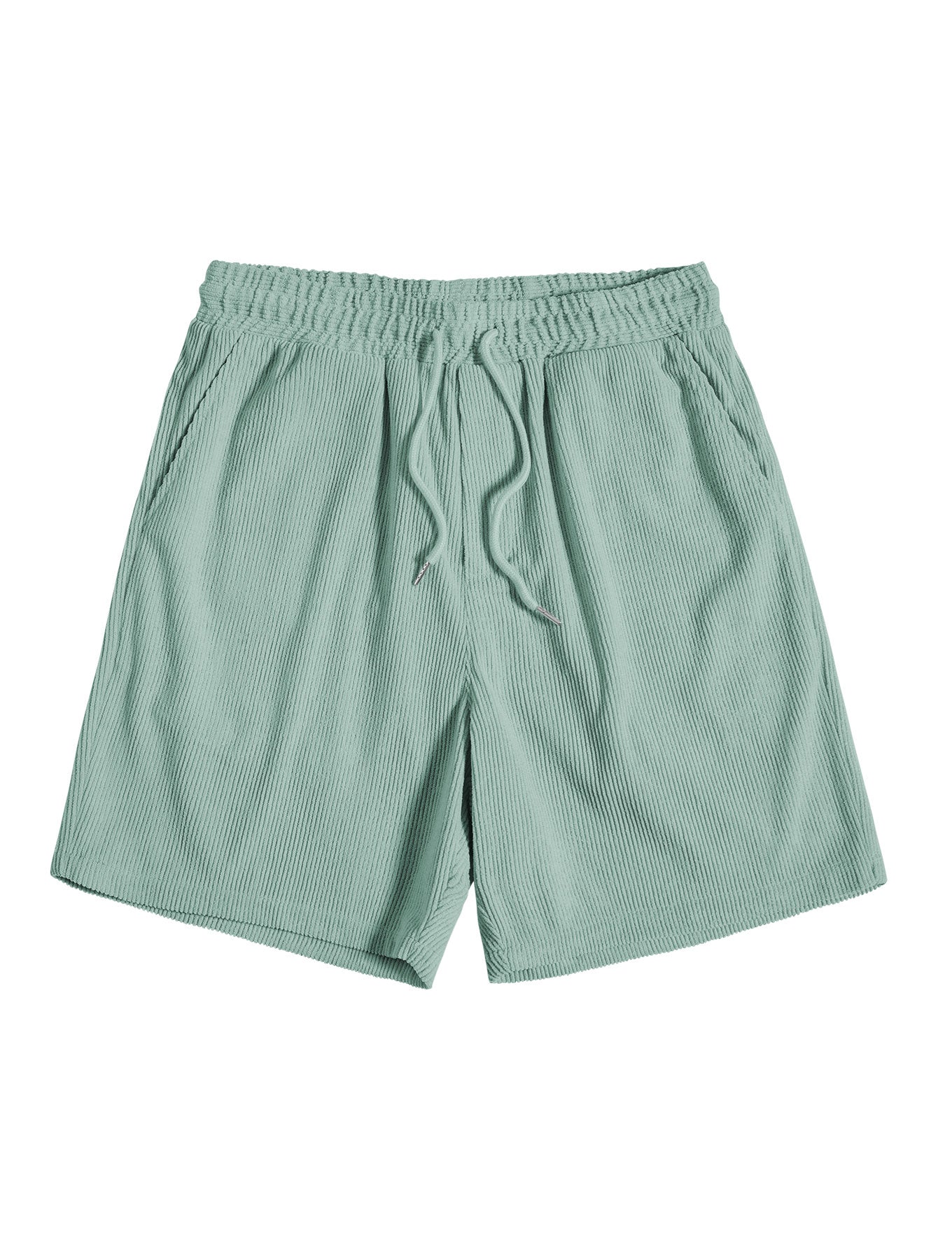 Drawstring Corduroy Shorts