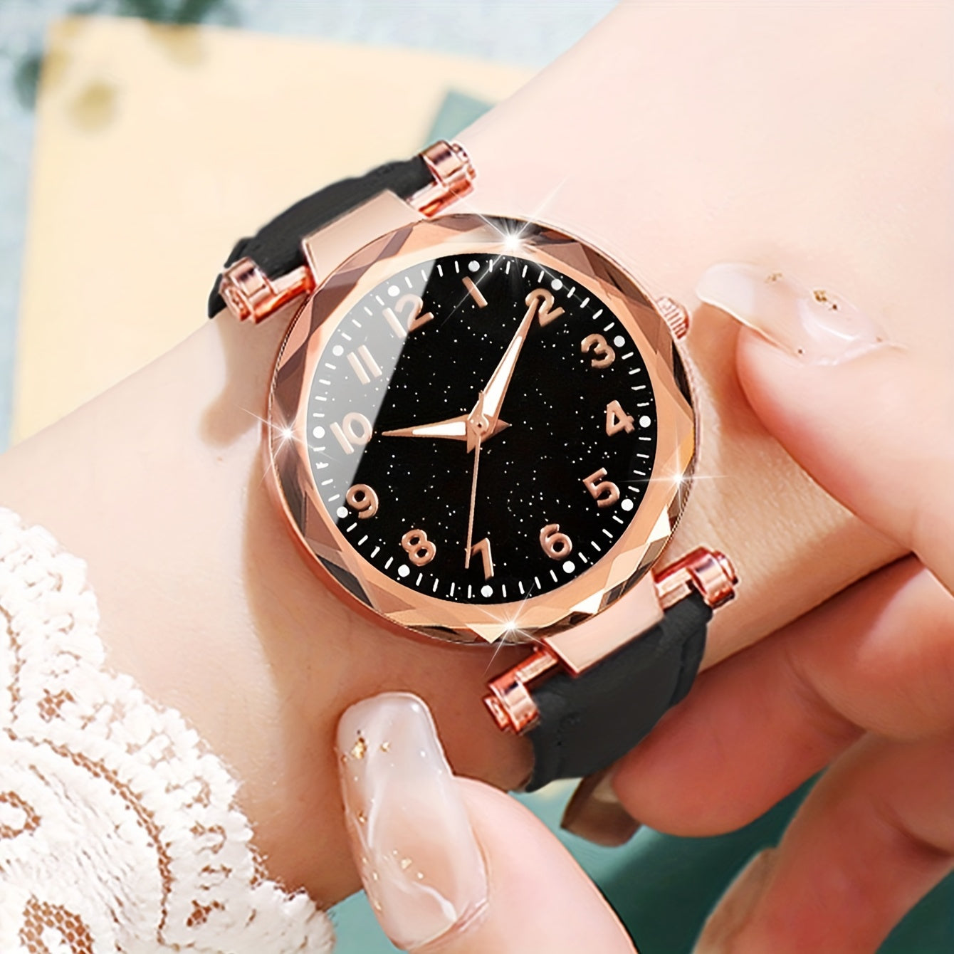 Aurora Luxe™ Marbeli – Signature-Uhren- und Armbandset