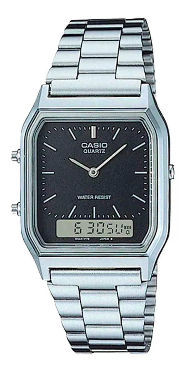 CASIO Vintage 38-mm-Uhr – Wasserdicht | Transferierter Stahl