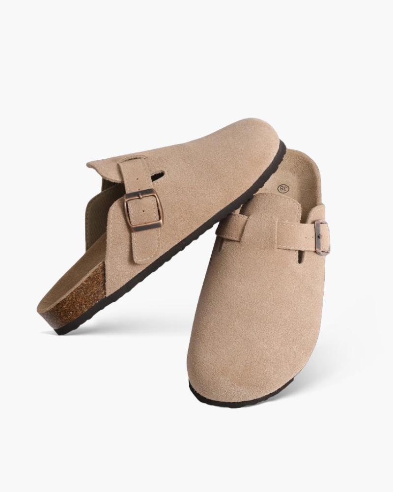 Suede Slip-On Clogs