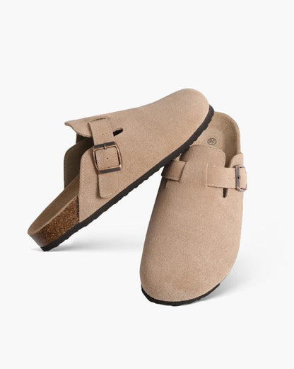 Suede Slip-On Clogs