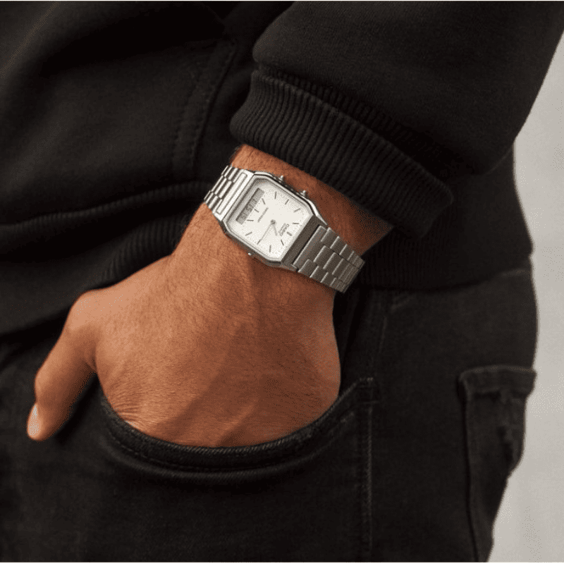CASIO Vintage 38-mm-Uhr – Wasserdicht | Transferierter Stahl