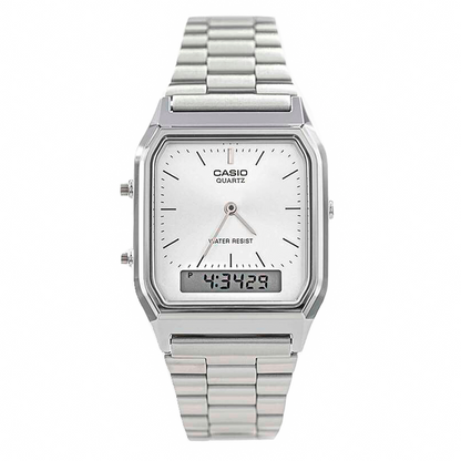 CASIO Vintage 38-mm-Uhr – Wasserdicht | Transferierter Stahl