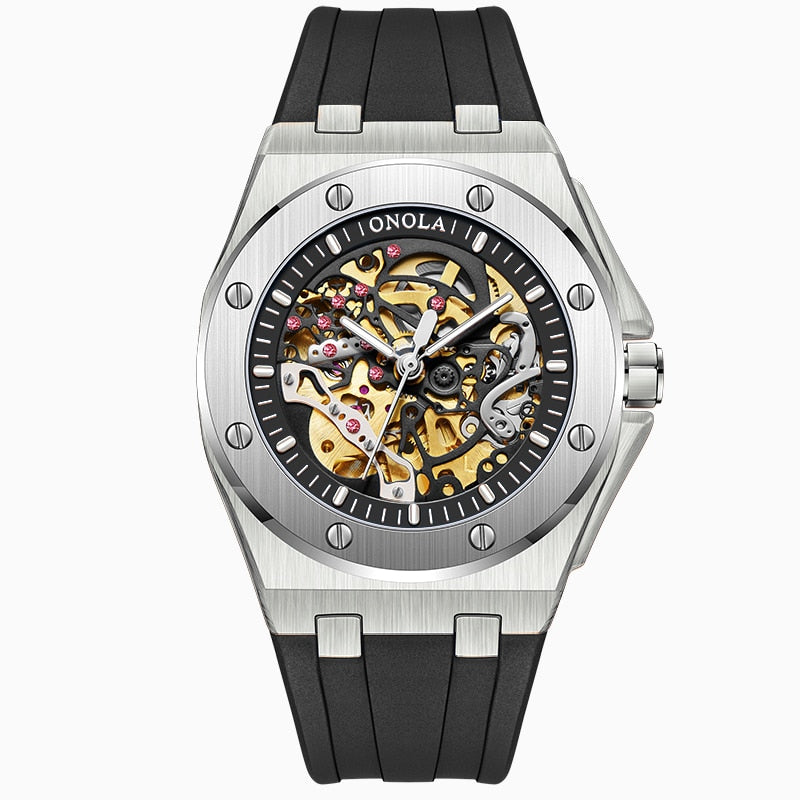 Uhr Poedagar Skeleton Oak