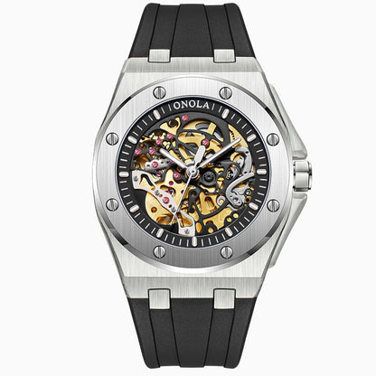 Uhr Poedagar Skeleton Oak