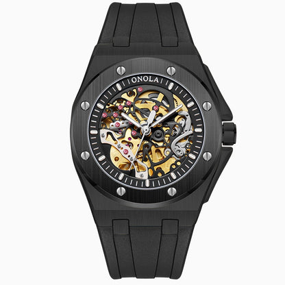 Uhr Poedagar Skeleton Oak