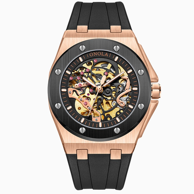 Uhr Poedagar Skeleton Oak