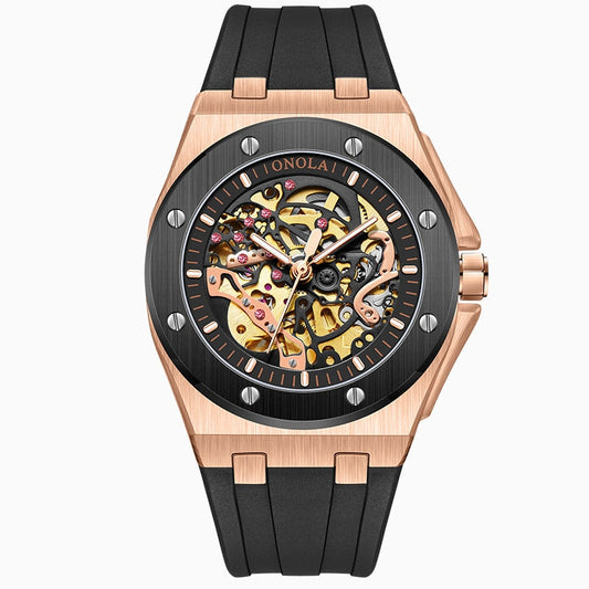Uhr Poedagar Skeleton Oak