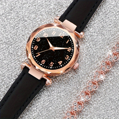 Aurora Luxe™ Marbeli – Signature-Uhren- und Armbandset