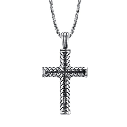 Stainless Steel Casting Cross Pendant