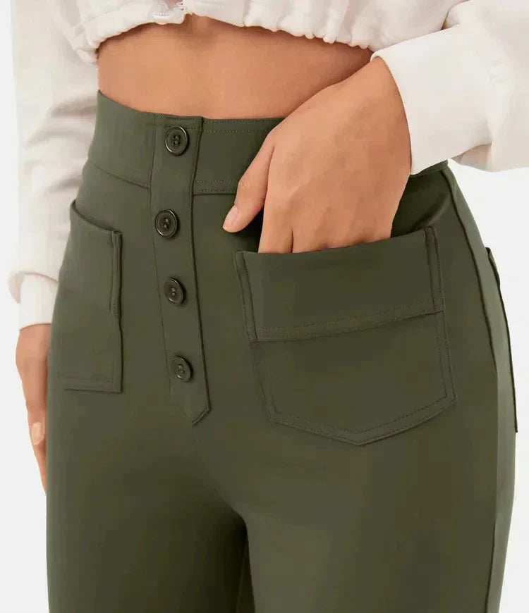 Lily™ | Freizeithose mit hoher Taille