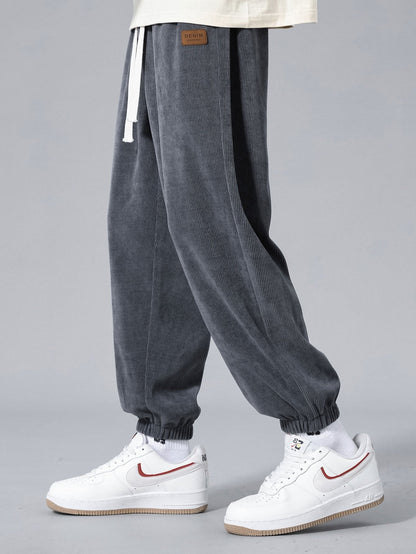 Velvety Corduroy Sweatpants
