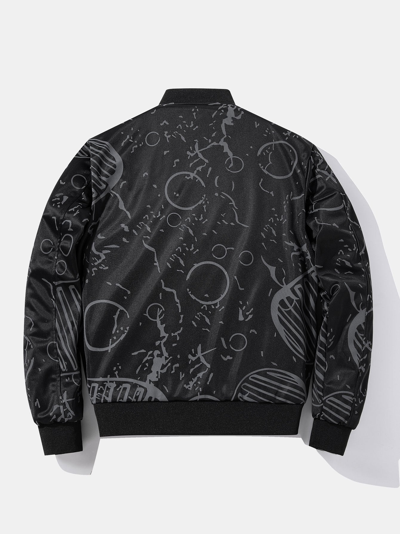 Reversible Bomber Jacket with NASA Embroidered Patch