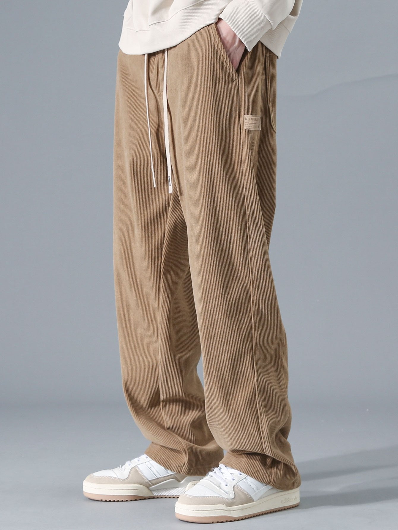 Classic Straight Leg Corduroy Trousers