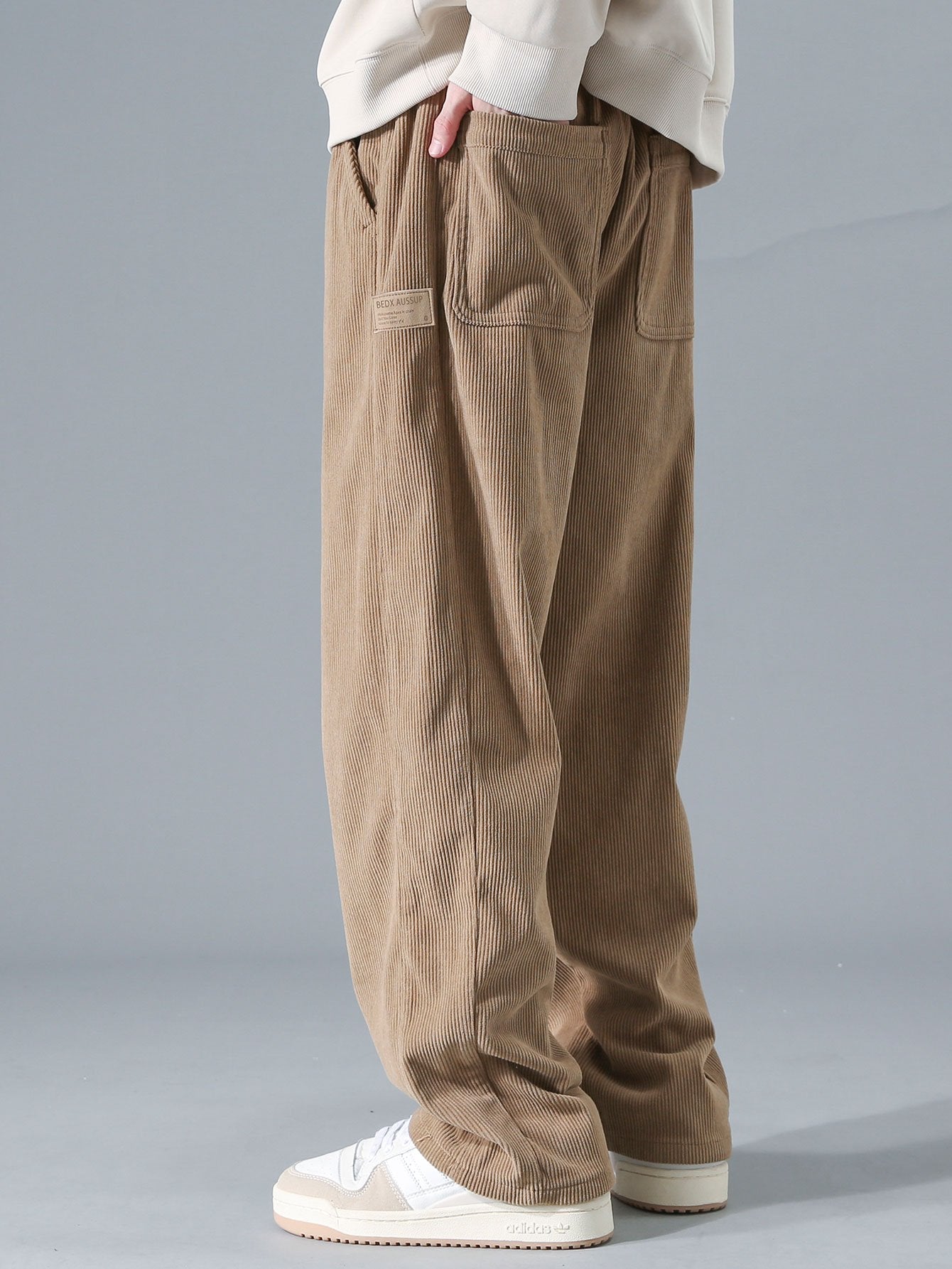 Classic Straight-Leg Corduroy Trousers