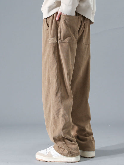 Classic Straight-Leg Corduroy Trousers