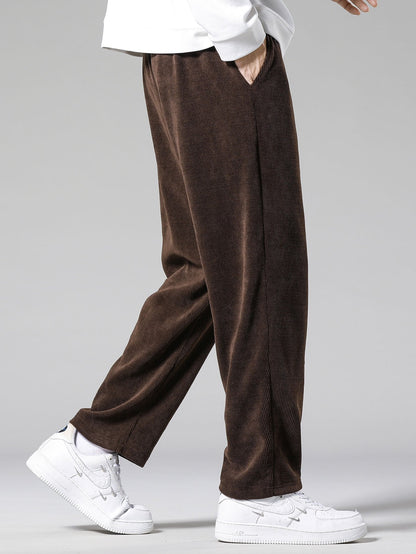 Classic Straight-Leg Corduroy Trousers