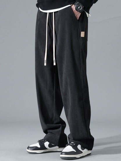 Classic Straight-Leg Corduroy Trousers