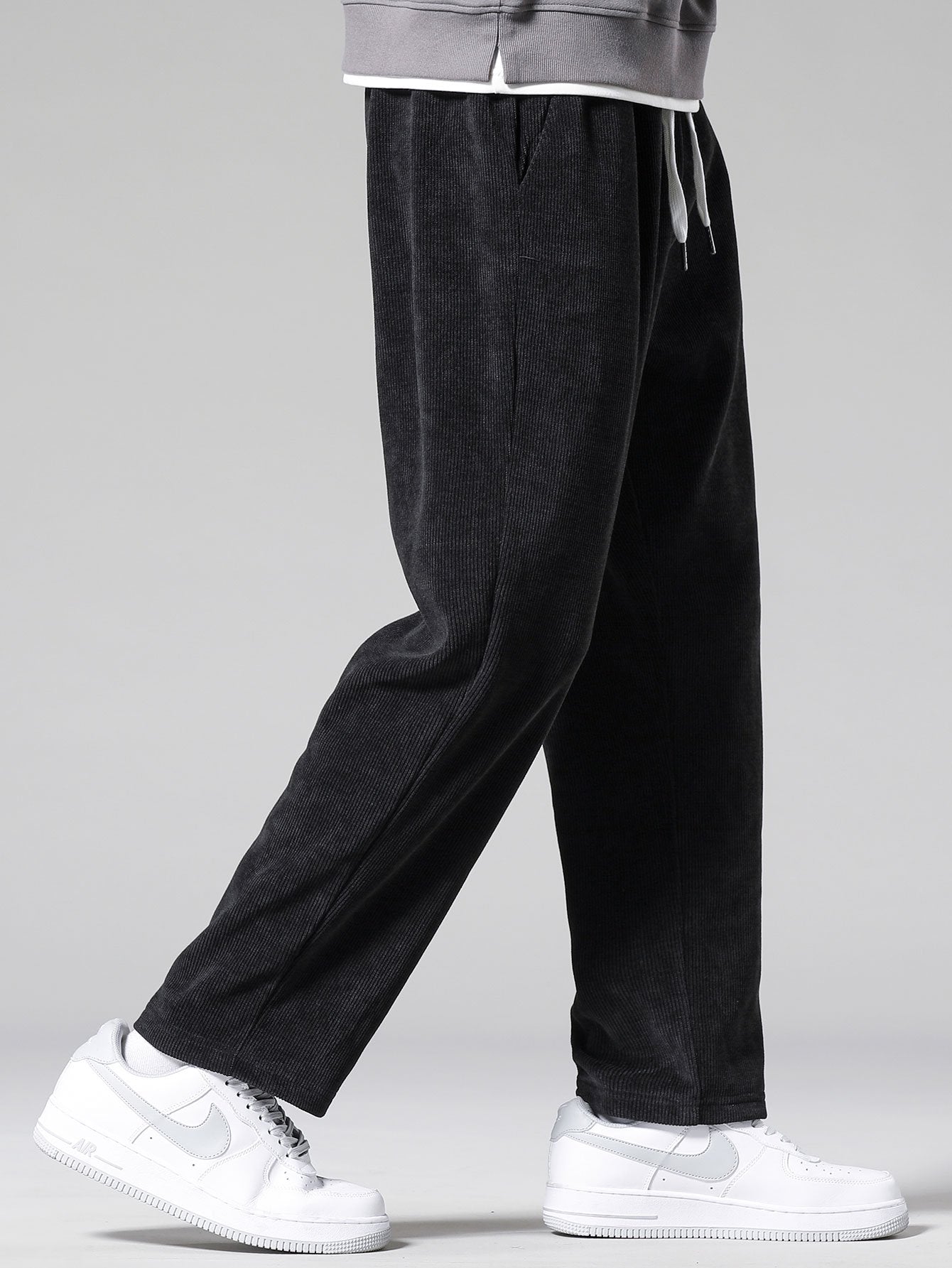 Classic Straight-Leg Corduroy Trousers