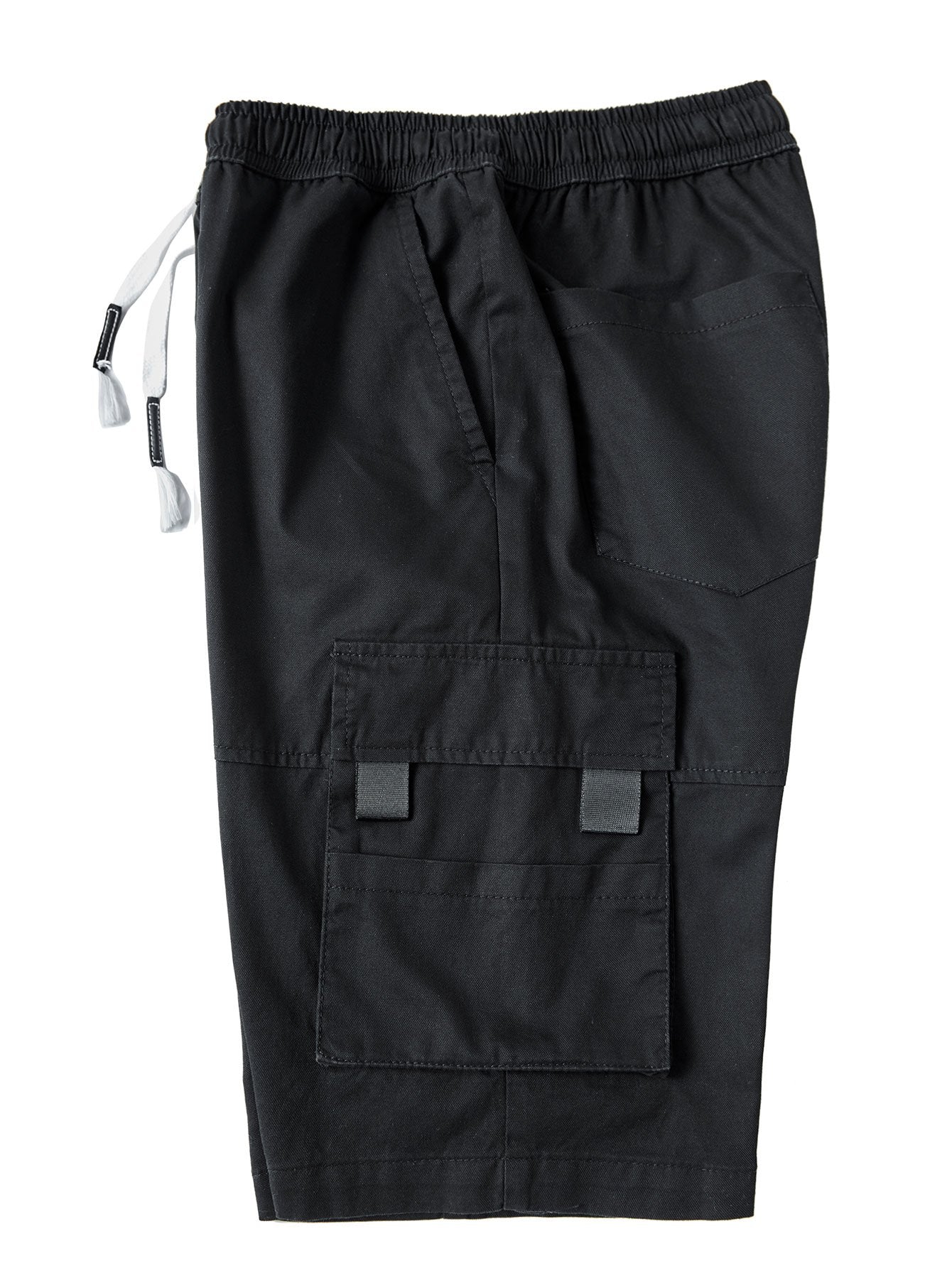 Chino Cargo Shorts with Adjustable Drawstring