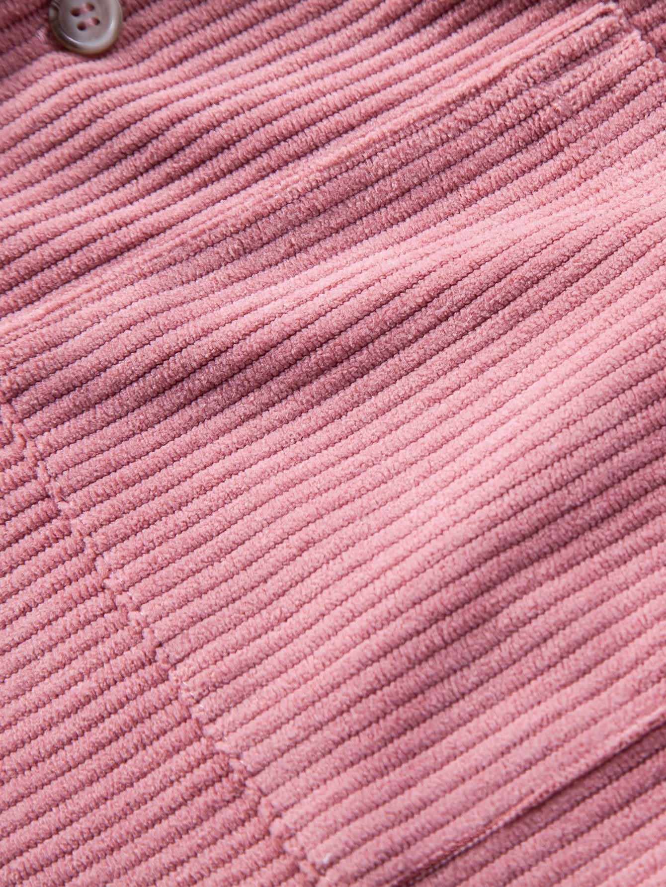 Corduroy Cuban Shirt and Shorts Set with Short Sleeves