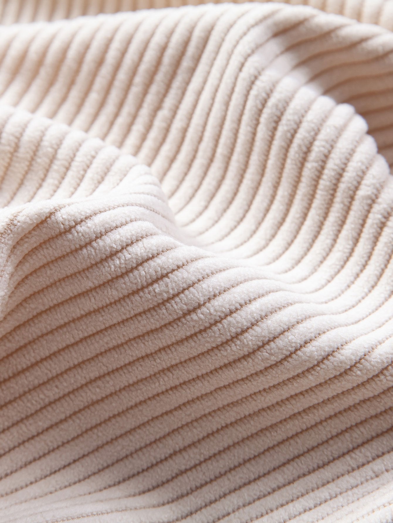 Corduroy Cuban Shirt and Shorts Set with Short Sleeves