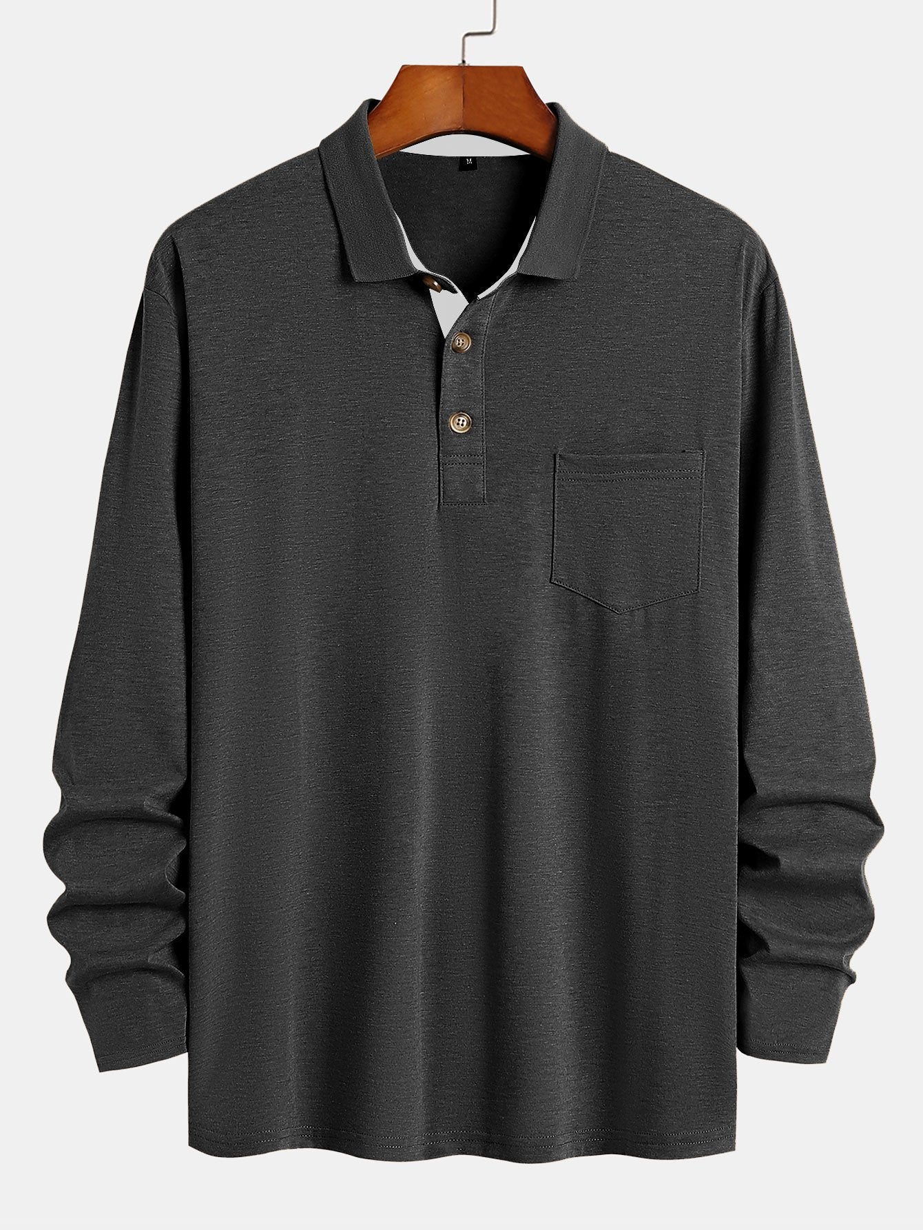 Regular Fit Long Sleeve Polo Shirt