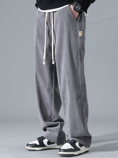 Classic Straight Leg Corduroy Trousers