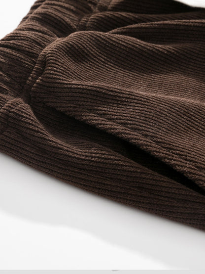 Classic Straight-Leg Corduroy Trousers