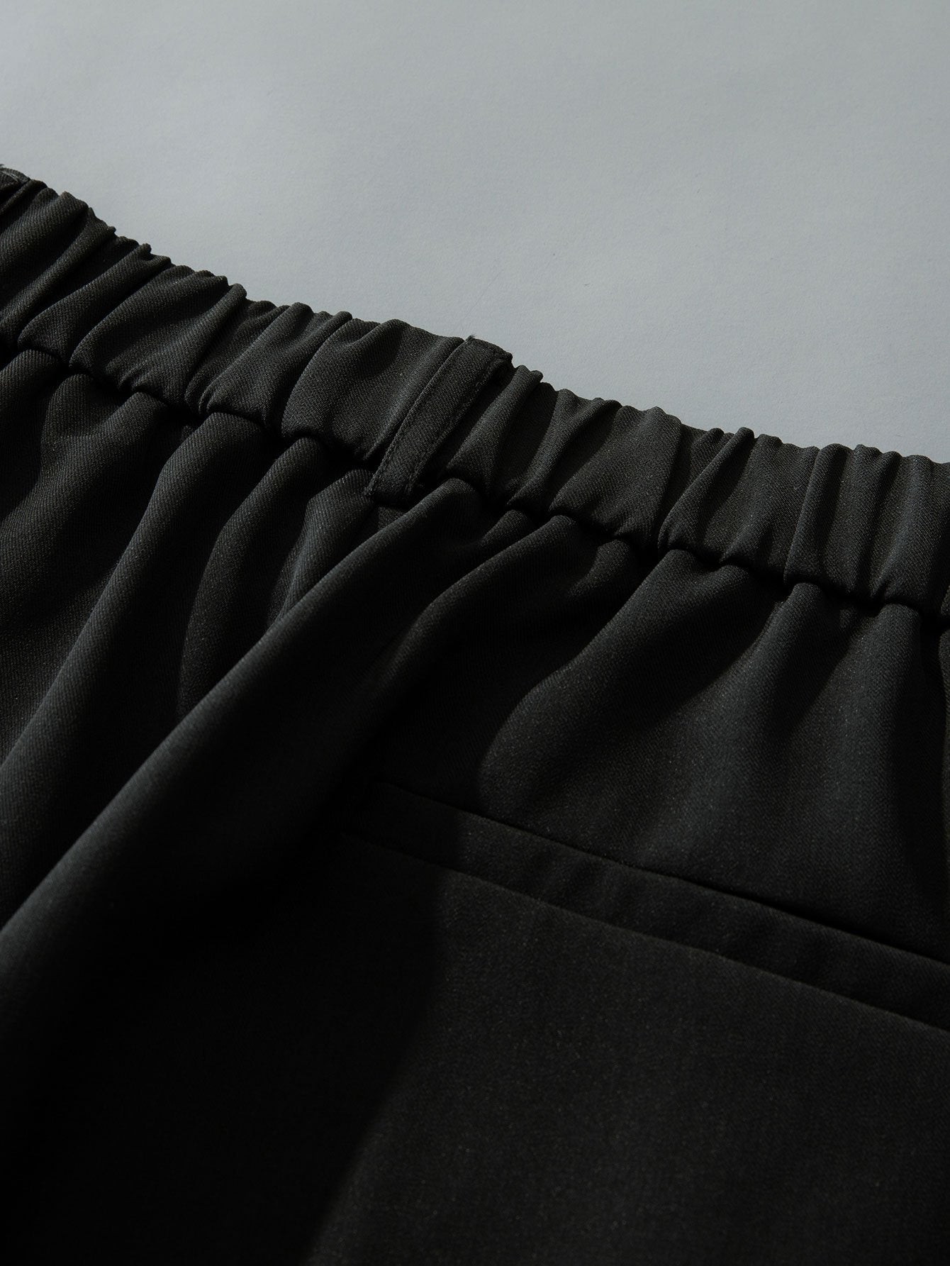 Comfortable Elastic Waist Straight-Leg Pants