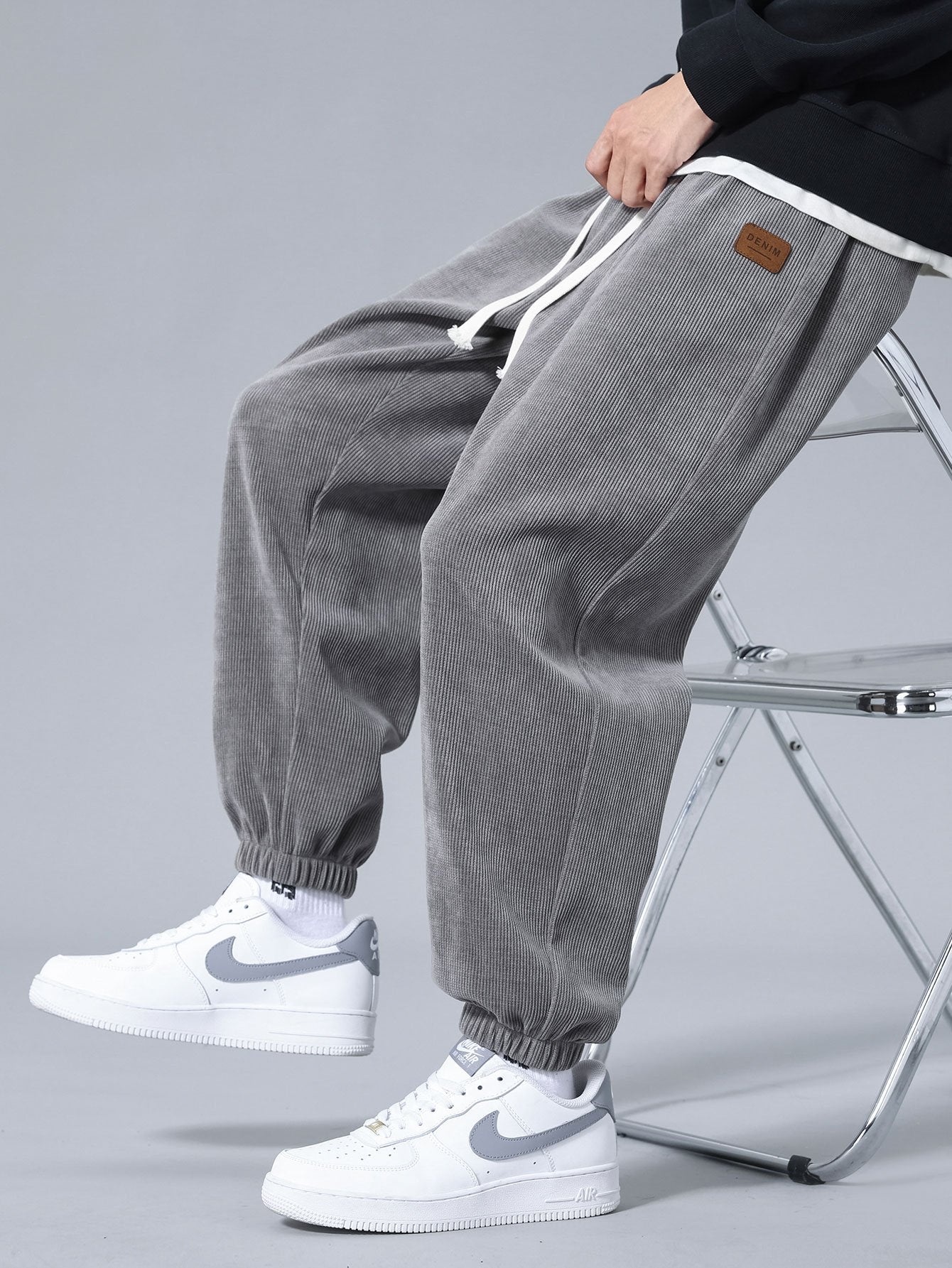 Velvety Corduroy Sweatpants