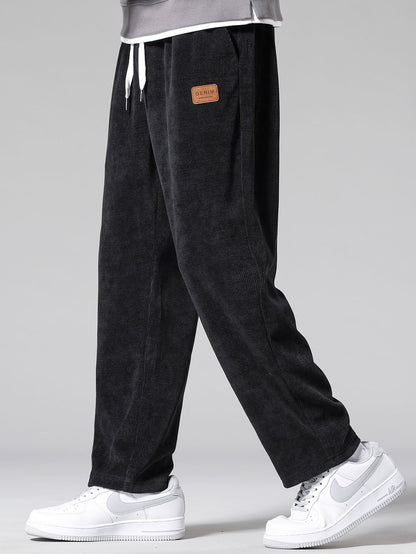 Classic Straight-Leg Corduroy Trousers