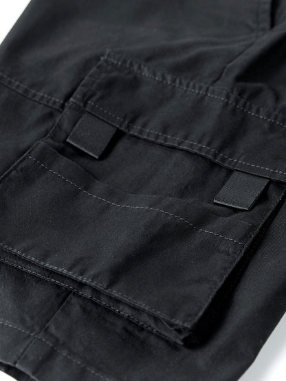 Chino Cargo Shorts with Adjustable Drawstring