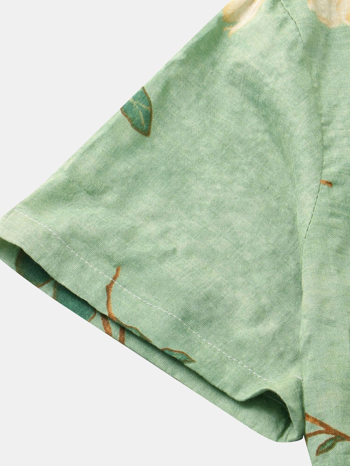 Floral Patterned Button-Up Shirt