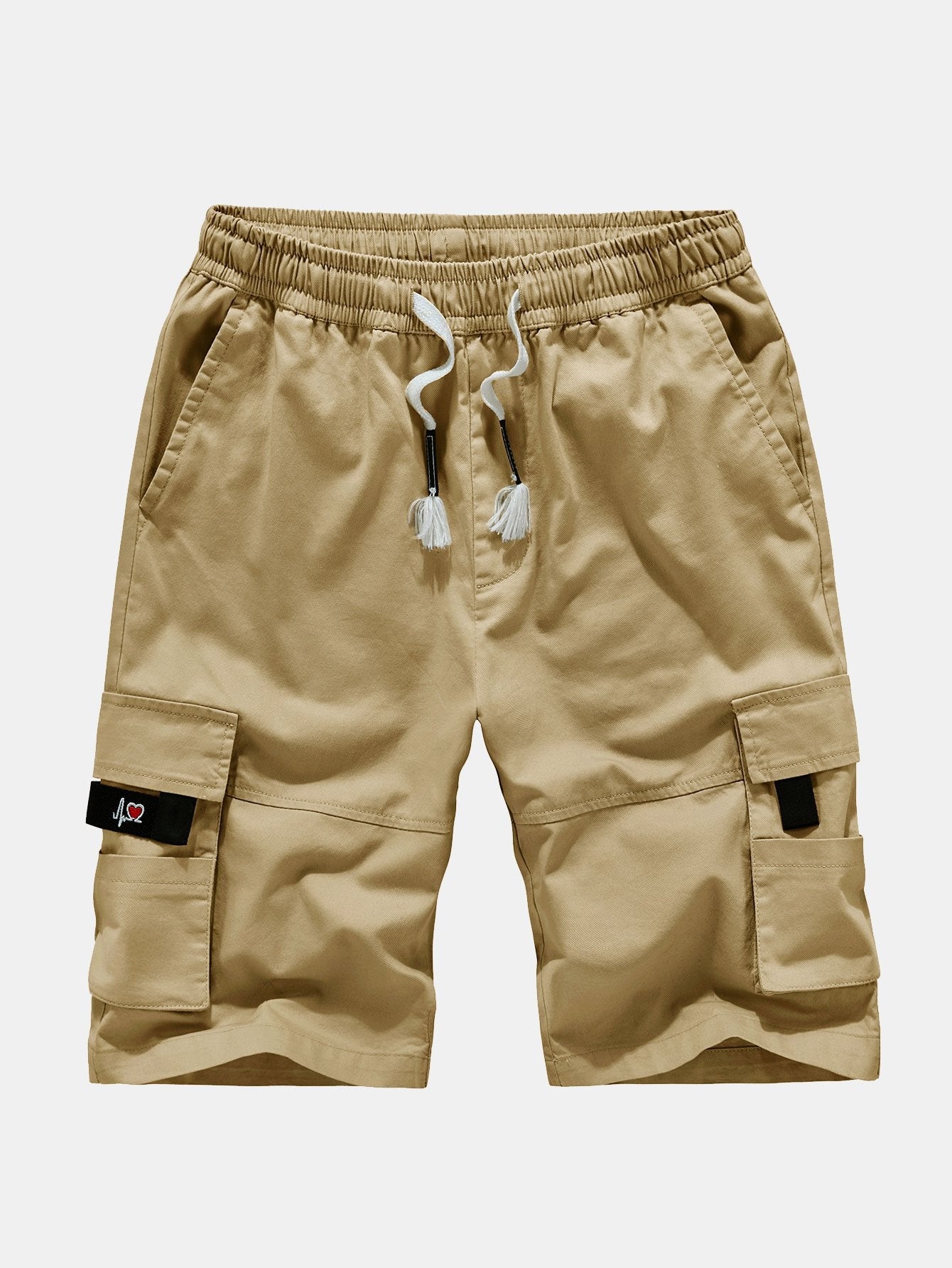 Chino Cargo Shorts with Adjustable Drawstring
