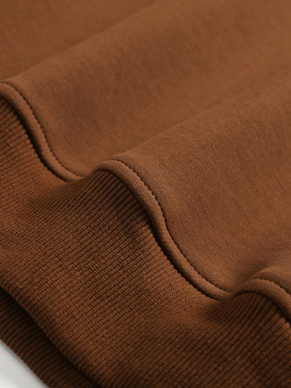 Relaxed Fit Colorblock Polo Sweatshirt